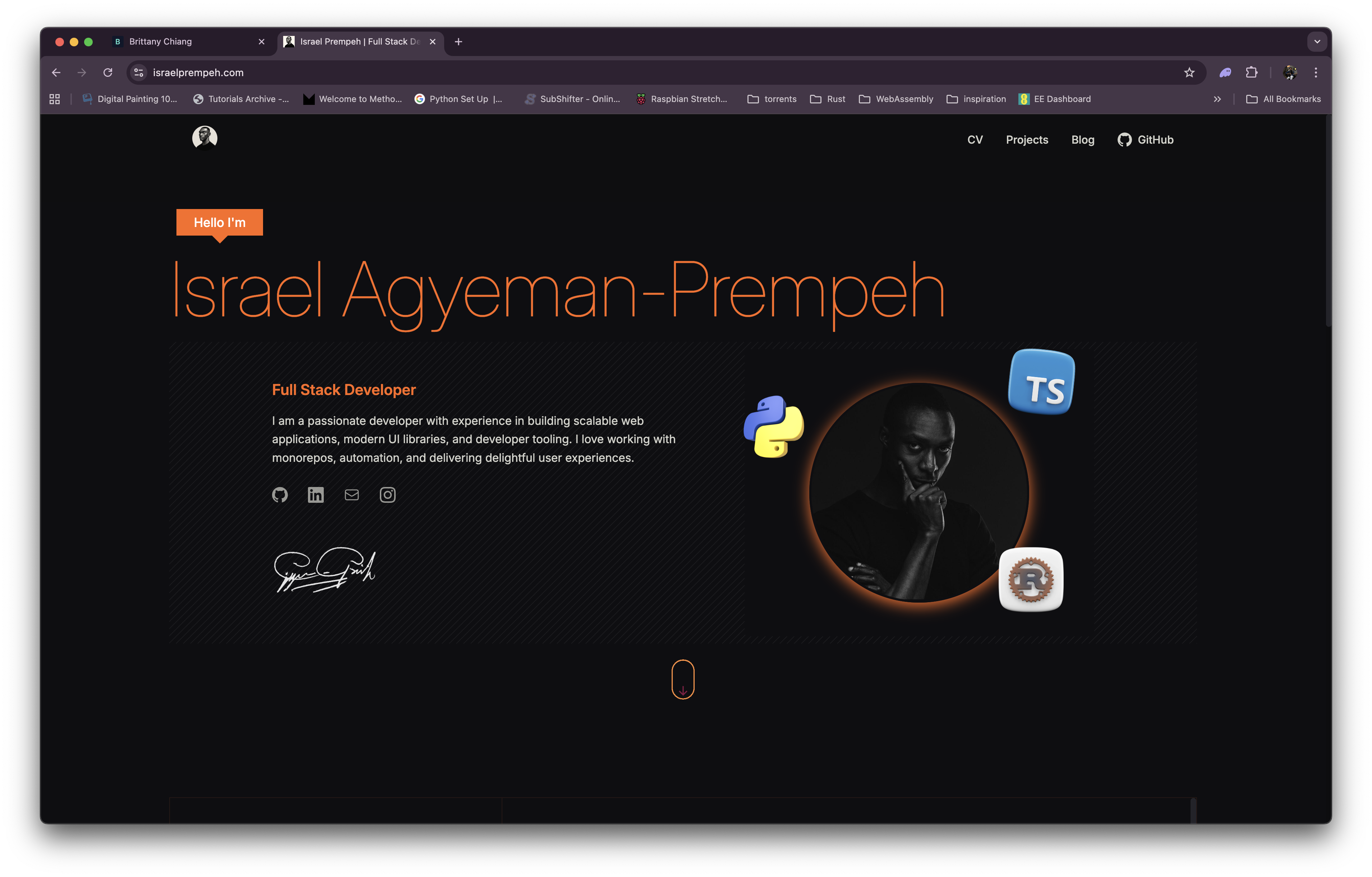 Building website